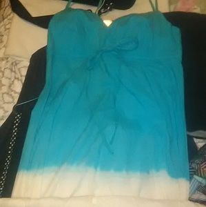 💥EUC Blue Tye Dye Maxi/ Sundress size Medium💥